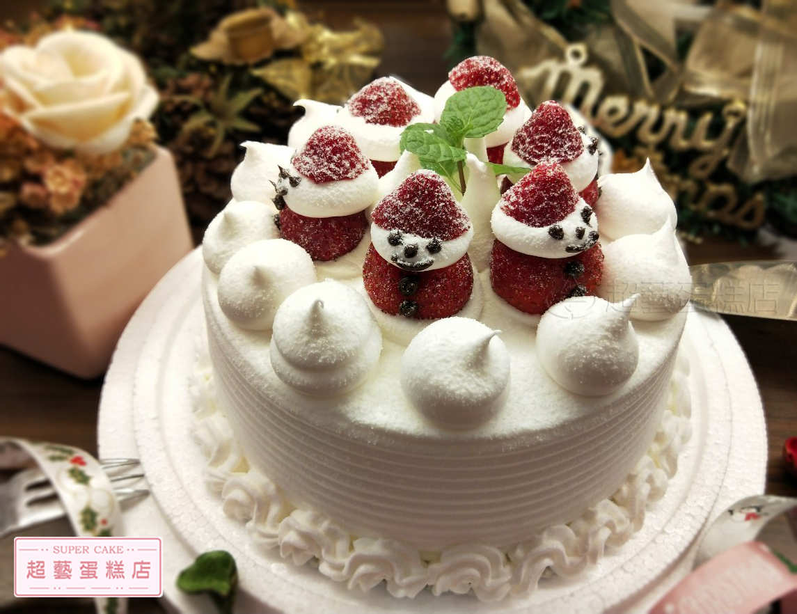 草莓雪人蛋糕的做法_【图解】草莓雪人蛋糕怎么做如何做好吃_草莓雪人蛋糕家常做法大全_绿茶猫咪_豆果美食